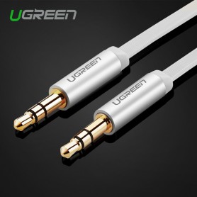 UGREEN - 3.5mm Male-Male Audio Jack Ultra Flat cable - Audio cables - UG254-CB