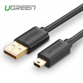 UGREEN, USB 2.0 A Male To Mini-USB 5 Pin Male cable Gold-plated, USB to Mini USB cables, UG116-CB
