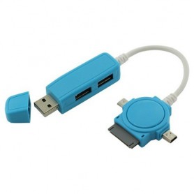 Oem, Dual USB Hub with Micro USB Mini USB Dock, Ports and hubs, ON078-CB