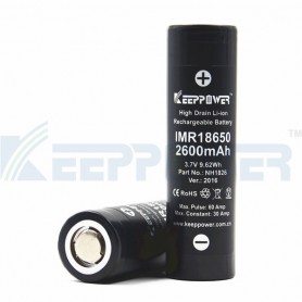 KeepPower - KeepPower IMR18650 2600mAh 3.7V 35A - Size 18650 - NK173-CB