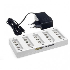 POWEREX, Maha Powerex MH-C1090F for 9V Batteries EU Plug, Battery chargers, MH-C1090F