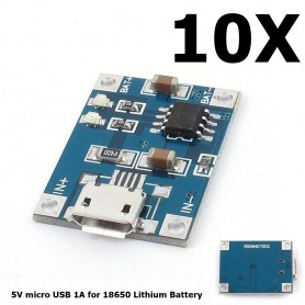Oem - 5V Micro USB 1A 18650 Battery Charging Board Module - Battery accessories - AL887-CB