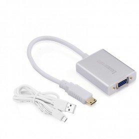UGREEN - HDMI to VGA+3.5MM Audio+Mirco USB converter - HDMI adapters - UG102-CB