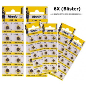Vinnic - Vinnic AG2 G2 L726 SR726 SR59 396 556 29 RW411 - Button cells - BL182-CB