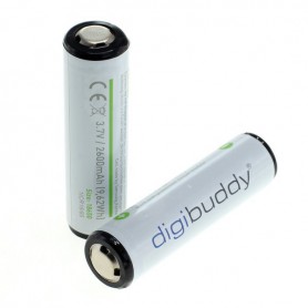 digibuddy - 1 x CE Approved 18650 2600mAh 3.7V 5A Li-ion rechargeable battery with PCB - Size 18650 - ON331-CB