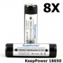 KeepPower - KeepPower 18650 2600mAh rechargeable battery - Size 18650 - NK217-CB