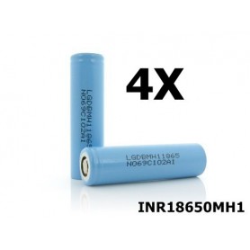 LG - LG INR18650MH1 3200mAh 10A 3.6V rechargeable Lithium battery - Size 18650 - NK075-CB