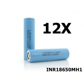 LG - LG INR18650MH1 3200mAh 10A 3.6V rechargeable Lithium battery - Size 18650 - NK075-CB
