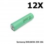 Samsung - Samsung INR18650-25R 2500mAh 20A - Size 18650 - NK056-CB