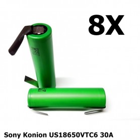 Sony - Sony Konion US18650VTC6 30A 3000mAh - Size 18650 - NK157-CB