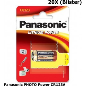 Panasonic - Panasonic PHOTO Power CR123A blister lithium battery - Other formats - NK083-CB