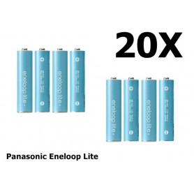Eneloop - AA R6 Panasonic Eneloop Lite 1.2V 950mAh Rechargeable Battery - Size AA - NK120-CB