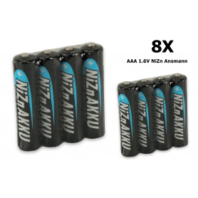 Ansmann - AAA 1.6V NiZn Ansmann Rechargeable Batteries 550mAh - Size AAA - NK186-CB