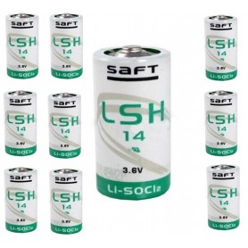 SAFT - SAFT LSH 14 C-Format lithium battery 3.6V 5800mAh - Size C D 4.5V XL - NK104-CB
