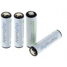 digibuddy - 2x Approved 18650 2600mAh 3.7V 5A Li-ion rechargeable battery with PCB - Size 18650 - ON331-CB