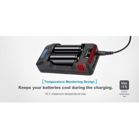 XTAR - XTAR VP2 battery charger EU-Plug - Battery chargers - NK199