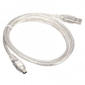 Oem, Firewire to USB Cable 4 pin 120cm, FireWire cables, 5191-CB