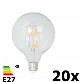 Calex - Vintage LED Lamp 240V 4W 350lm E27 GLB125 Clear 2300K Dimmable - E27 LED - CA077-CB