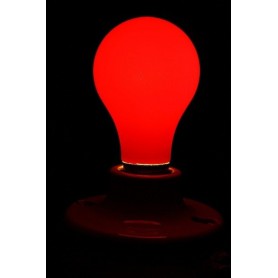 Calex - E27 1W Red LED GLS-lamp A60 240V 12lm CA034 - E27 LED - CA034-CB