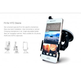 Haicom - Haicom car Phone holder for HTC Desire 10 HI-490 - Car window holder - ON3993-SET