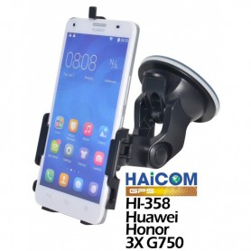 Haicom, Haicom car Phone holder for Huawei Honor 3X G750 HI-358, Car window holder, ON4503-SET