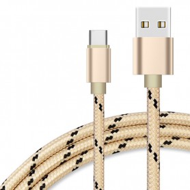 Oem - USB Type C (USB-C) to USB Metallic Hi-Q - USB to USB C cables - AL721-K-CB