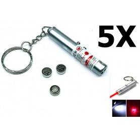 Oem - 2in1 laser pointer + Led Keychain Light YOO004 - Flashlights - YOO004-CB