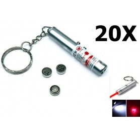 Oem - 2in1 laser pointer + Led Keychain Light YOO004 - Flashlights - YOO004-CB