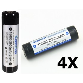KeepPower - KeepPower 18650 2900mAh rechargeable battery - Size 18650 - NK073-CB