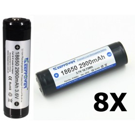 KeepPower - KeepPower 18650 2900mAh rechargeable battery - Size 18650 - NK073-CB