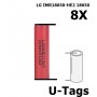 LG - LG ICR18650-HE2 18650 2500mAh - 20A Rechargeable battery - Size 18650 - NK077-CB