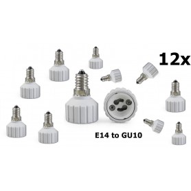 Oem - E14 to GU10 Socket Converter - Light Fittings - LCA03-CB