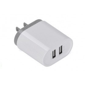 UGREEN, 2.4A / 1A 17W 5V USB Dual Wall Charger - US Plug, Ac charger, UG359-CB