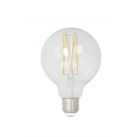 Calex, Vintage LED Lamp 240V 4W 350lm E27 GLB80 Clear 2300K Dimmable, E27 LED, CA074-CB