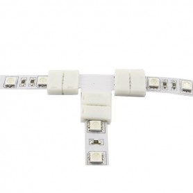 Oem - 10mm T Connector for 1 color SMD5050 5630 LED strips - LED connectors - LSC25-CB
