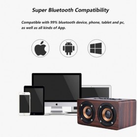 Oem - 10W Mini Bluetooth v4 Speaker 3D MP3 FM Radio Aux TF - Speakers - AL134-CB