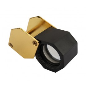 Oem, 20x-zoom Golden Mini Jewelry Loupe Magnifier 20.55mm, Magnifiers microscopes, AL149