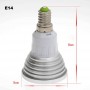 Oem - E14 3W 16 Color Dimmable LED Bulb with Remote Control - E14 LED - AL151-CB