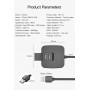Vention - USB 2.0 Hub 4 Ports Phone Holder USB Splitter Adapter - Ports and hubs - V001-CB