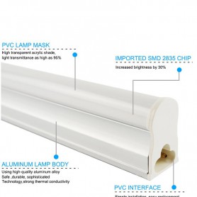 Oem, LED T5 Connectable FL fixture 57cm 240V FL-tube 11W 6500K - Cold White, TL and Components, AL177