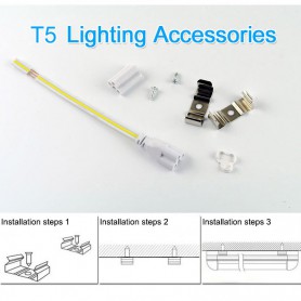 Oem - LED T5 Connectable FL fixture 57cm 240V FL-tube 11W 6500K - Cold White - TL and Components - AL177