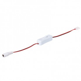 Oem - 10mm 2-Pin Single Color LED Strip DC Female Wire Switch 12V 24V - LED Accessories - LSCC25-CB