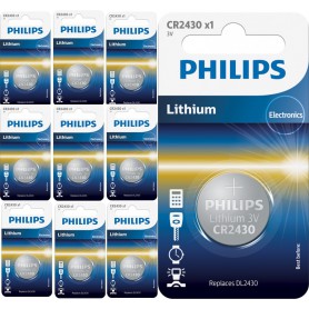 PHILIPS - Philips CR2430 lithium button cell battery - Button cells - BS027-CB
