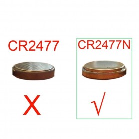 Renata - Renata CR2477N 3V Lithium button cell battery - Button cells - NK220-CB