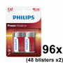 PHILIPS - Philips Power C/LR14 Alkaline - Size C D 4.5V XL - BS047-CB