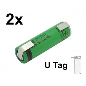 Sony - Sony / Murata US14500VR2 680mAh - 2A 3.7V 14x49mm rechargeable battery - Other formats - NK222-CB