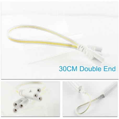 Oem, 30cm Double end connector wire for NedRo LED Tubes, LED connectors, AL221