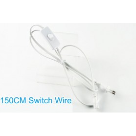 150cm power cable with ON / OFF switch for NedRo LED tubes