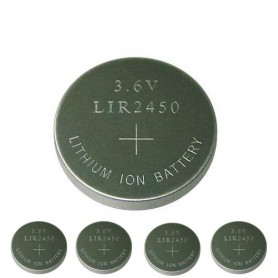 BSE - BSE LIR2450 3.6V 120mAh rechargeable Li-ion button cell battery - Button cells - BS110-CB