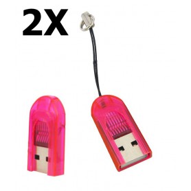 Dolphix - Micro SD MMC SDHC TF T-flash USB Memory Card Reader/Writer - SD and USB Memory - YPU206-CB